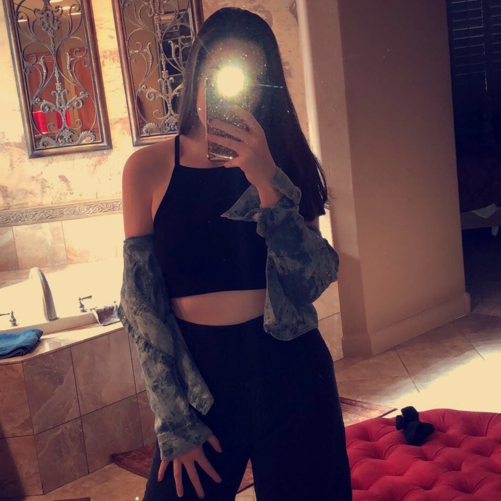 Black Crop Top
